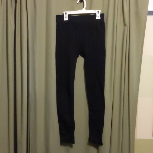 Fuzzy Black Leggings - Picture 1 of 1